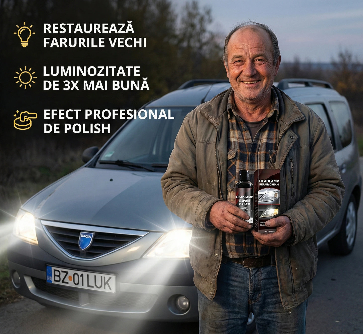 Solutie Profesionala Polish Faruri